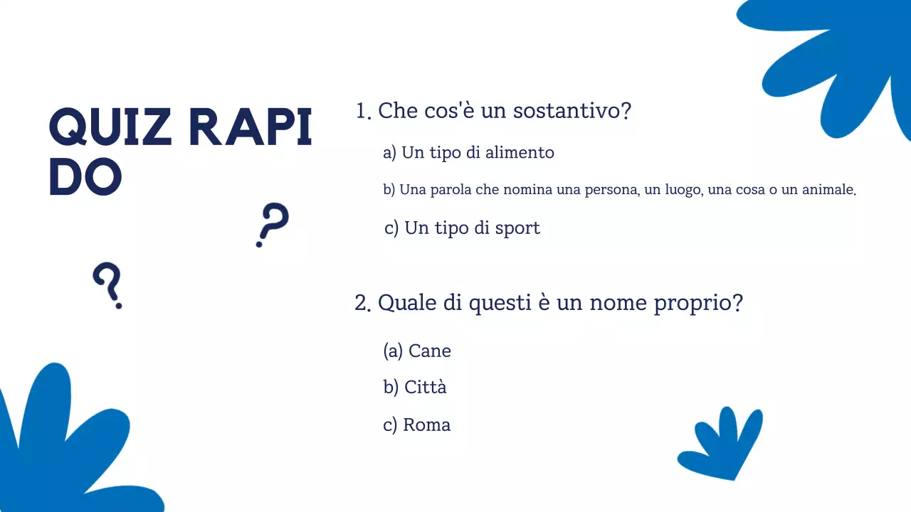 Presentazione della guida grammaticale semplice blu-gialla