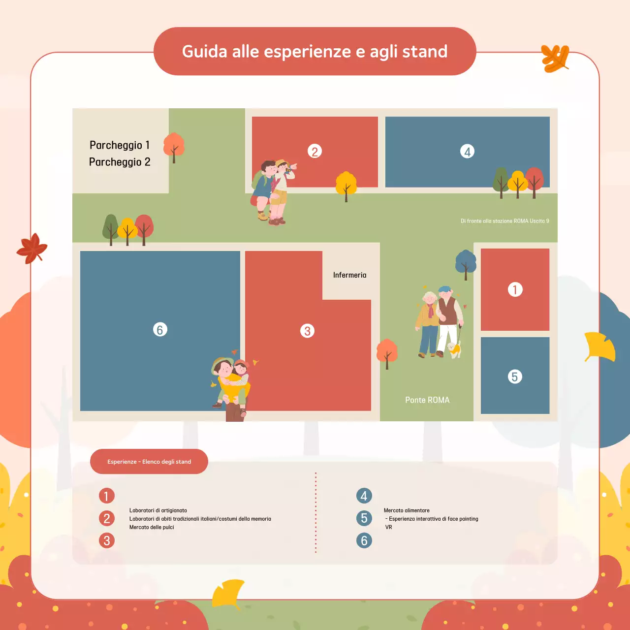 Promuovere i festeggiamenti in rosa e arancione