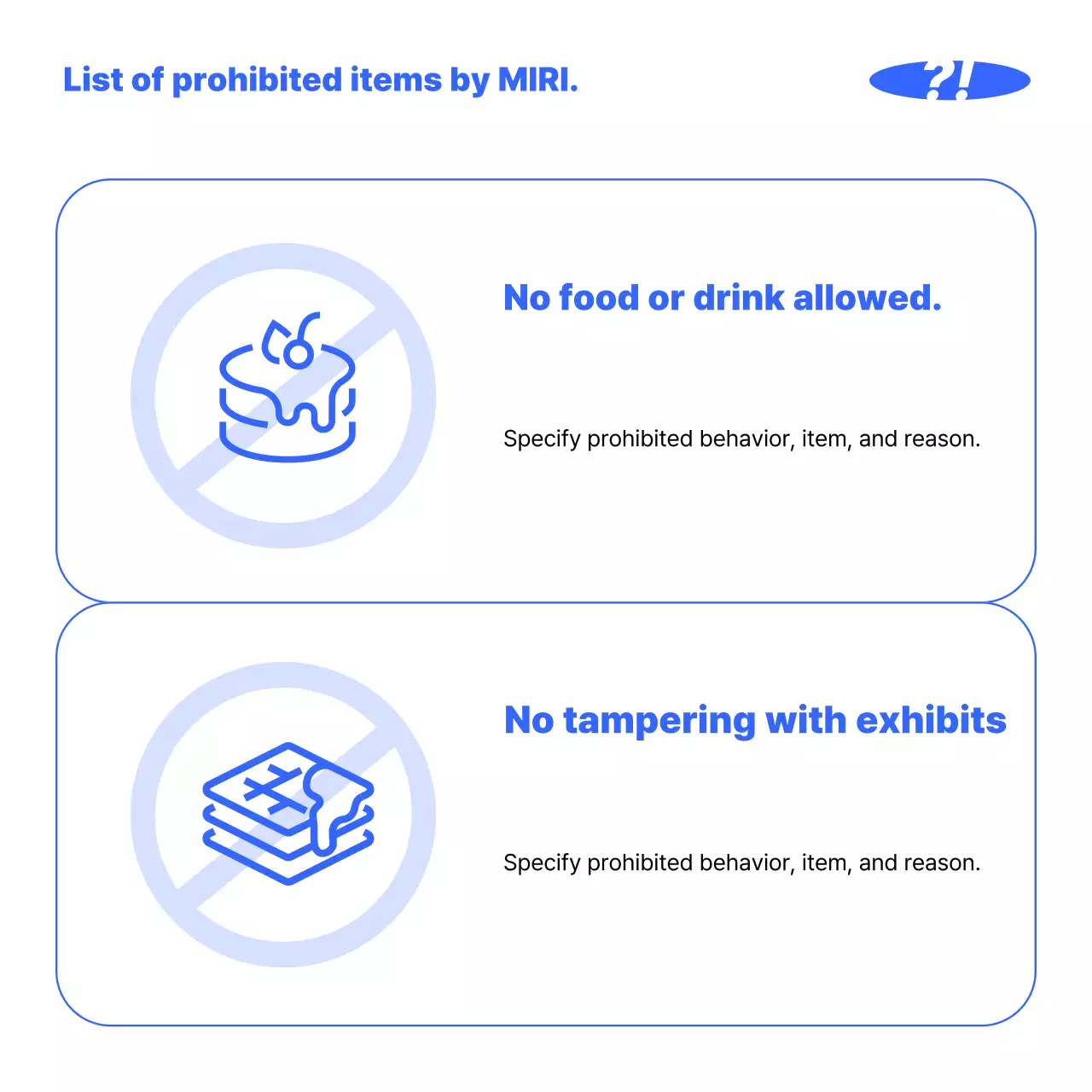 Blue Modern Event Guide Instagram Carousel