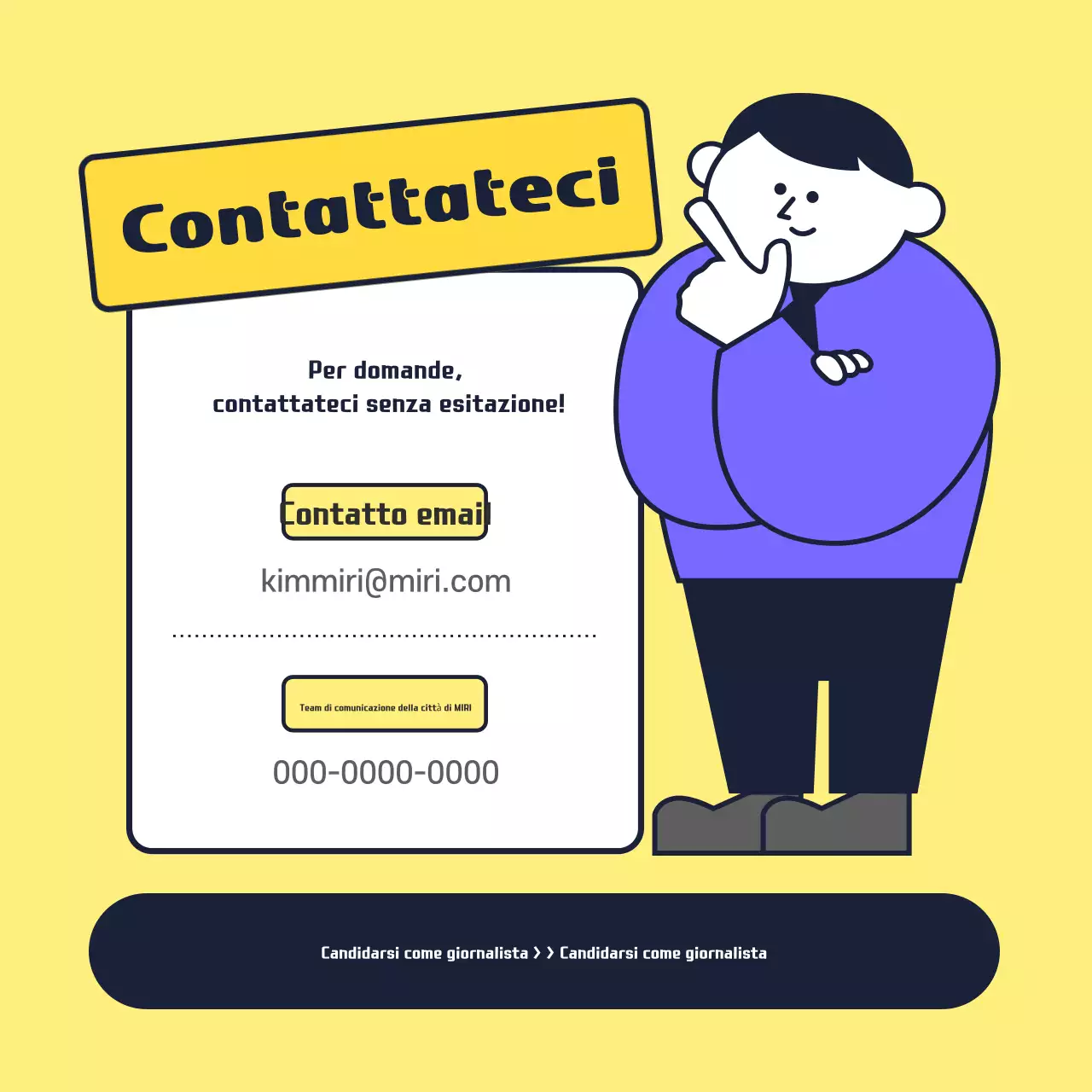 Cercasi giornalisti per lo sviluppo di un quartiere giallo e ordinato