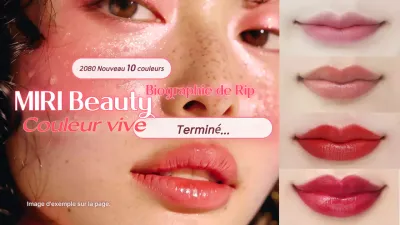 Une publicité chic pour la beauté en rose