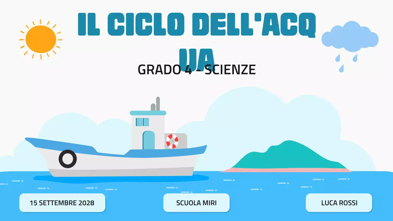 Blu Minimal Illustrative Science Lecture