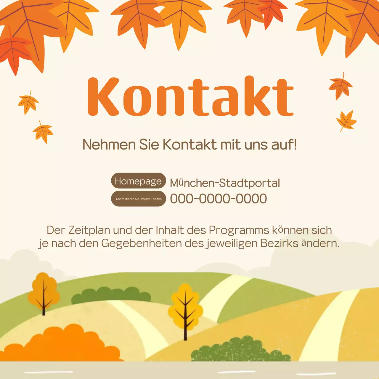Leitfaden für das Orange Foliage Festival