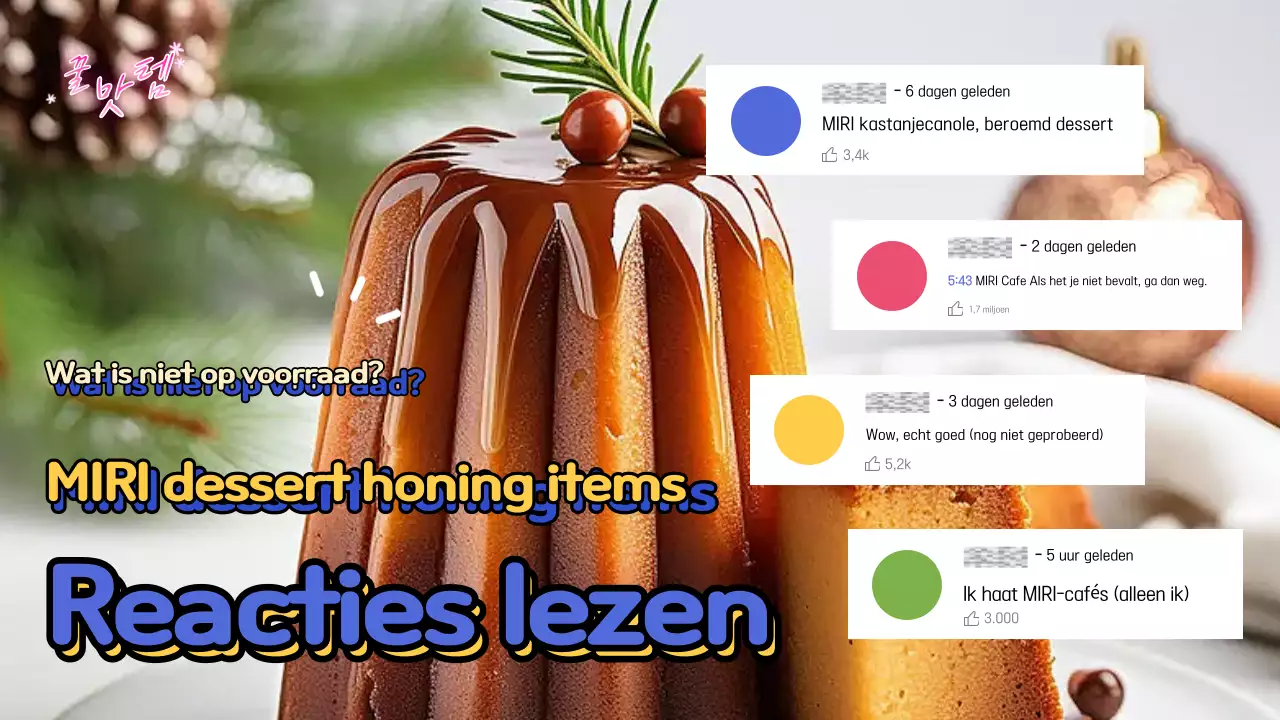 Promoot een eenvoudig geel en blauw dessertmenu