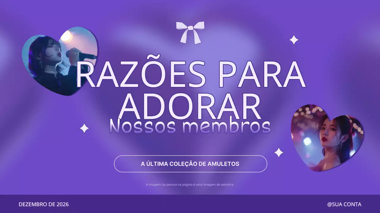 roxo elegante promoção anúncio