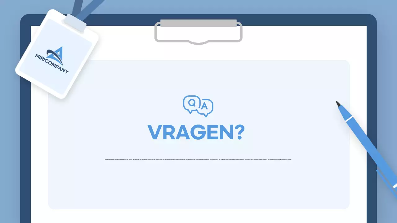 blauw modern inwerkgids