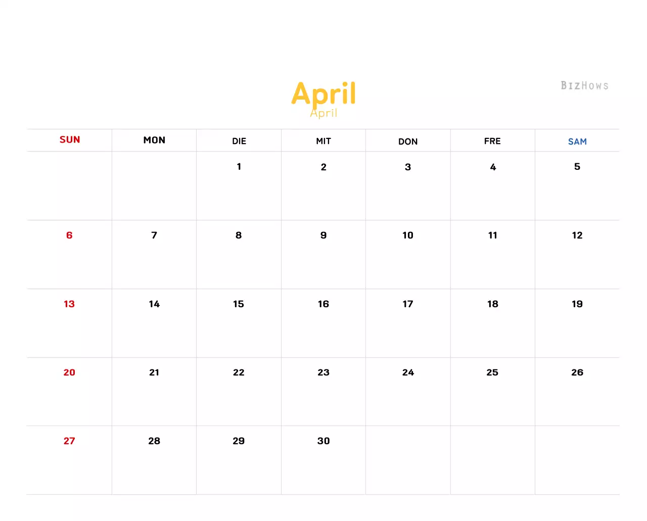 Neujahrskalender mit warmen Illustrationen