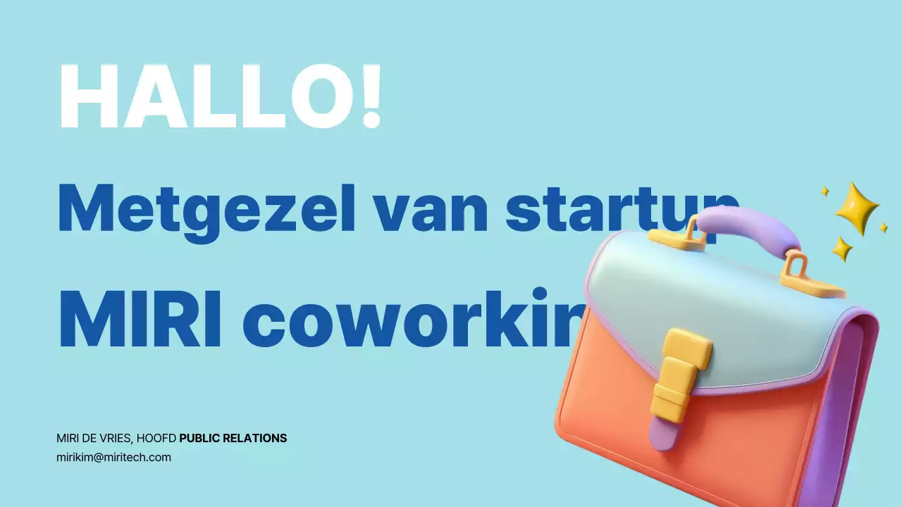 Promoot je lichtblauwe moderne startup