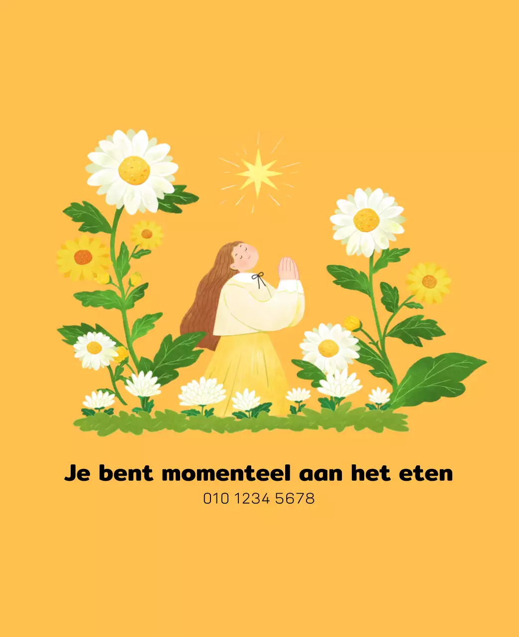 Nieuwjaarskalender met een warme geïllustreerde uitstraling