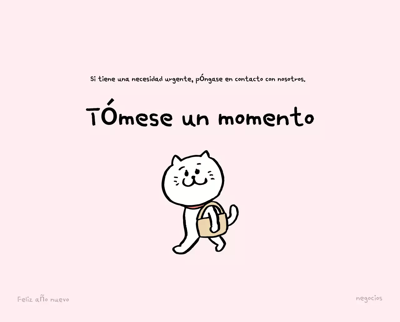 Calendario diario en marfil