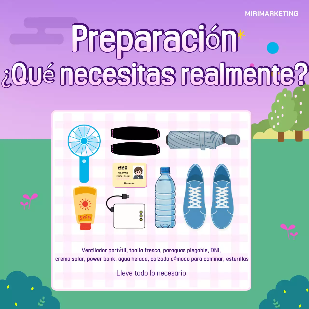 Guía de marketing en malva