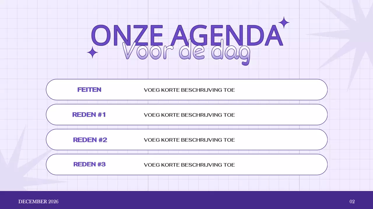 paars elegante promotie advertentie