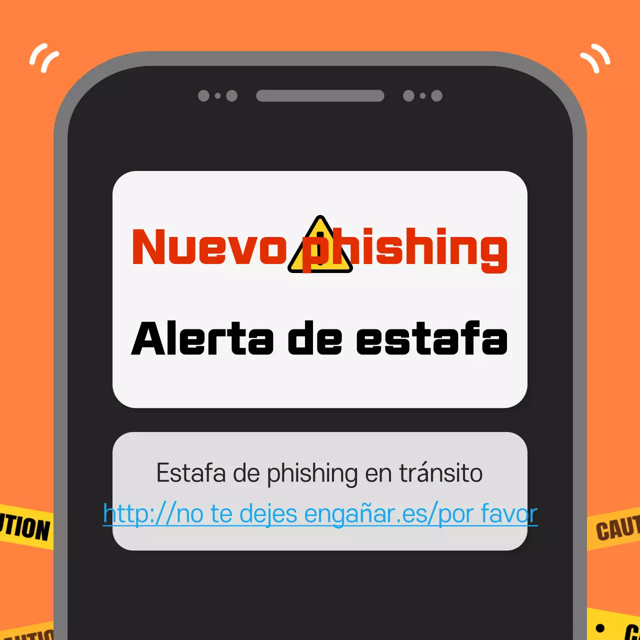 Cuidado con el phishing naranja