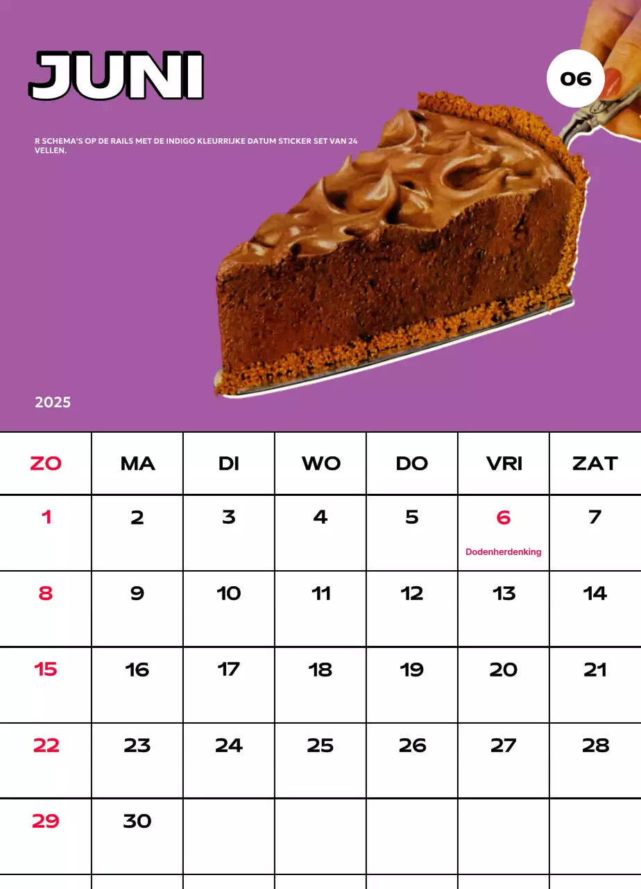 Kleurrijke kalenders met verschillende retro-illustraties