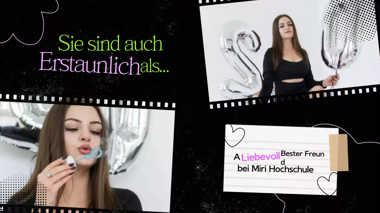 Schwarz und Grün Papier Collage Geburtstag Präsentation