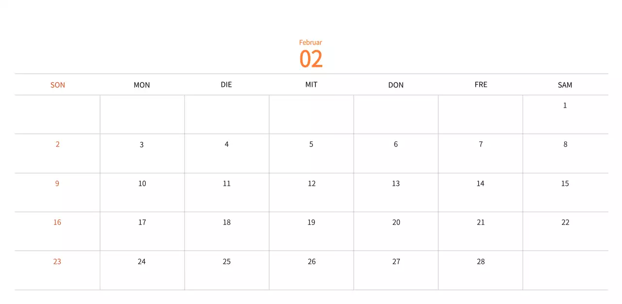 Stempelillustrationen mit einem warmen Konzept