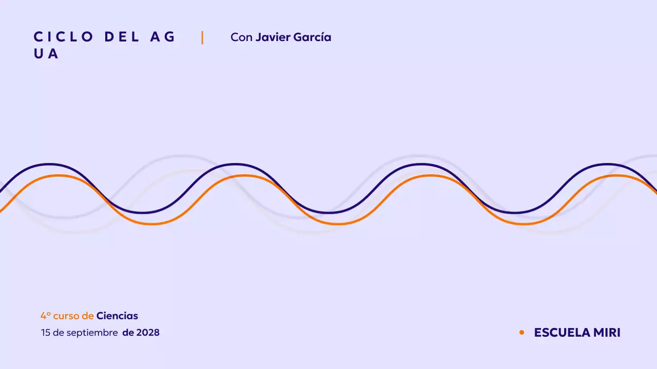Presentación del curso de ciencias Blu minimal