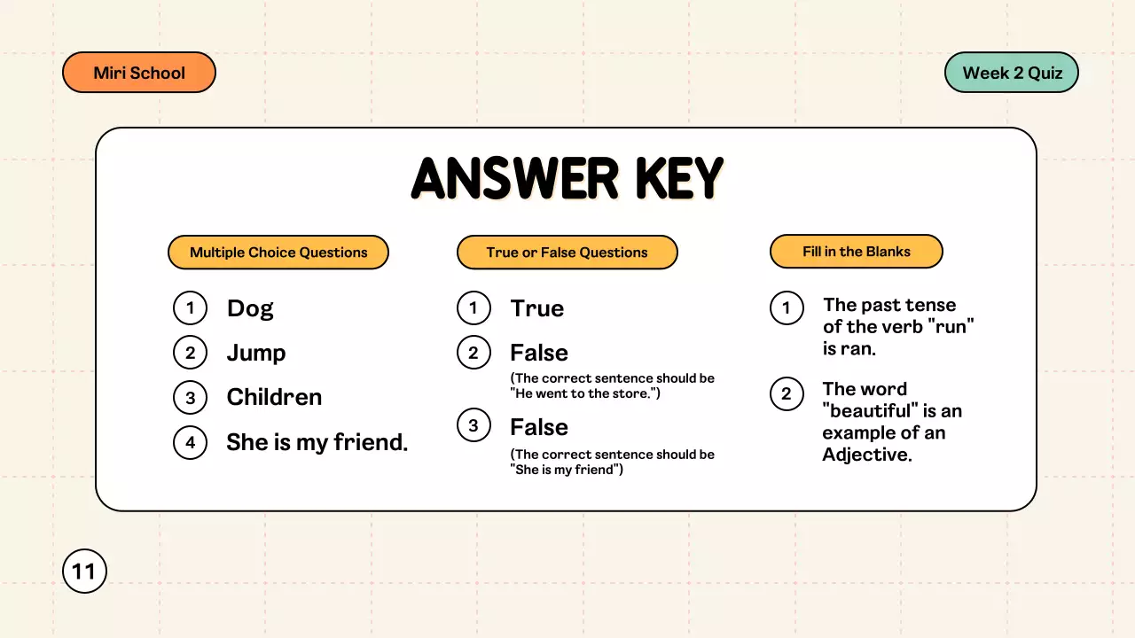 Colorful Modern Quiz Announcement Presentation