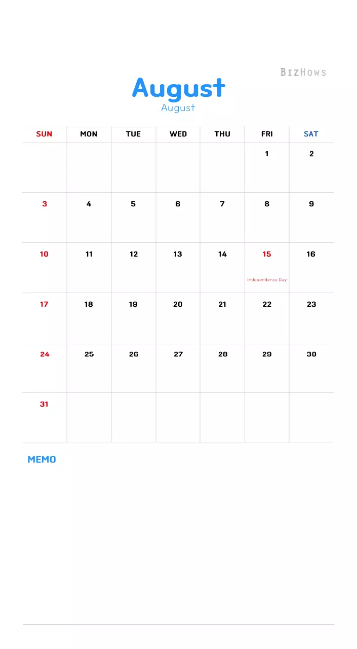 New Year's calendar with a warm, illustrated feel