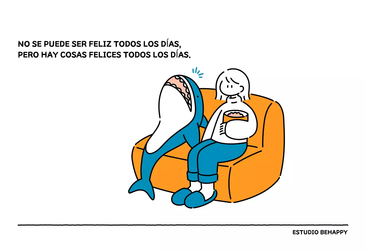 Calendario ilustrado con un bonito estilo de líneas