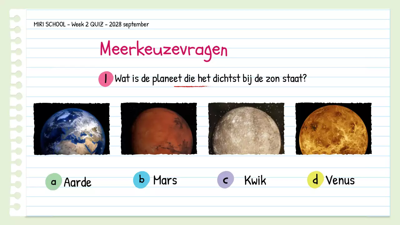 Quiz wetenschap