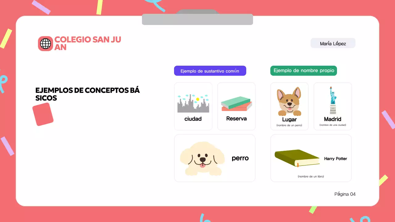 Material de clase del curso de gramática moderna azul