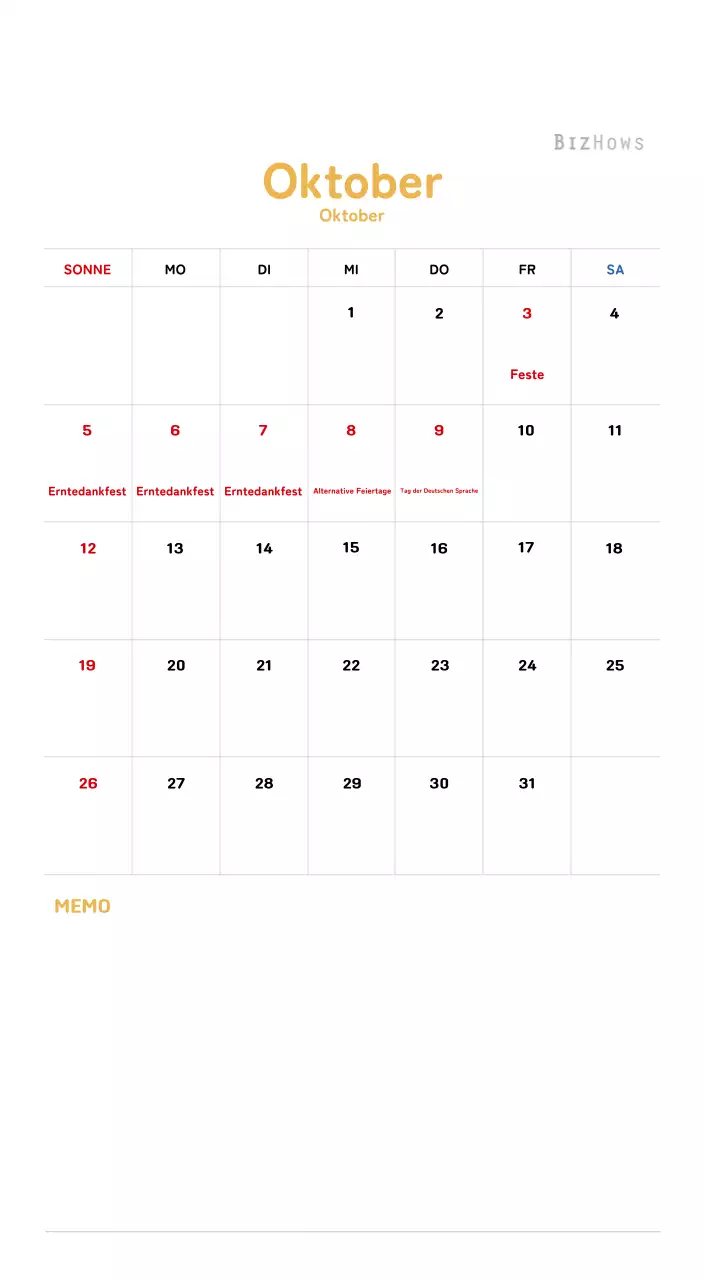 Neujahrskalender mit warmen Illustrationen