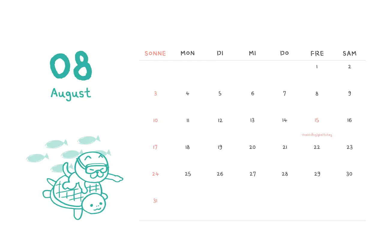 Tageskalender aus Elfenbein