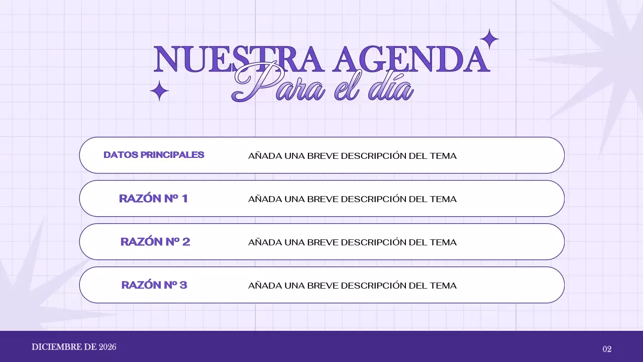 púrpura elegante promoción anuncio