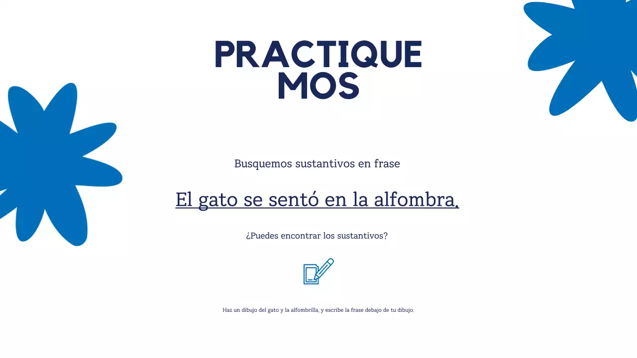 Azul Amarillo Simple Grammar Guide Presentation