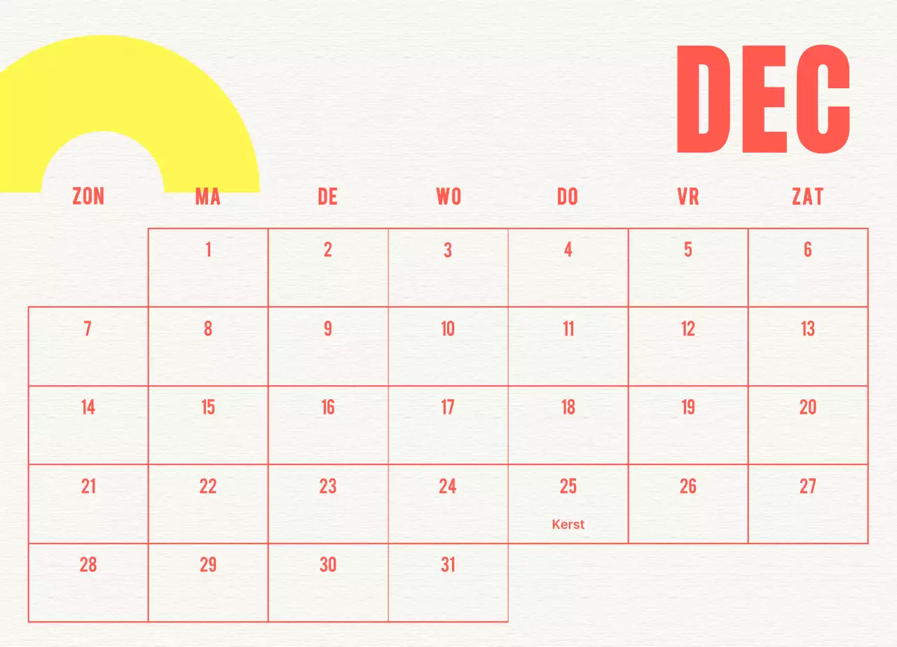 Blauwe vintage kalender