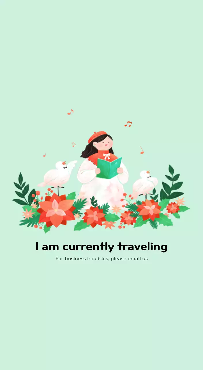 New Year's calendar with a warm, illustrated feel