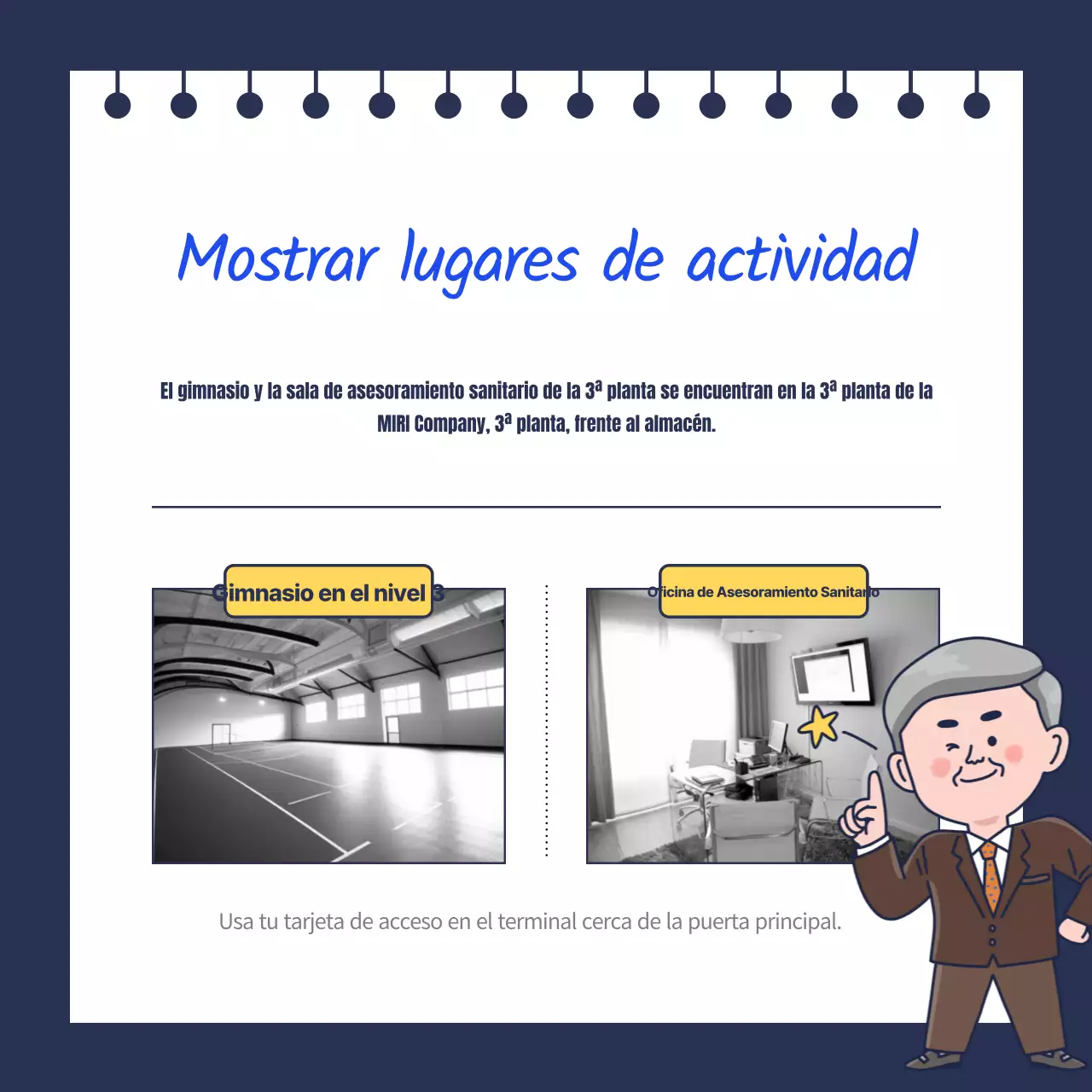 Promocione la campaña de salud de su empresa en azul.