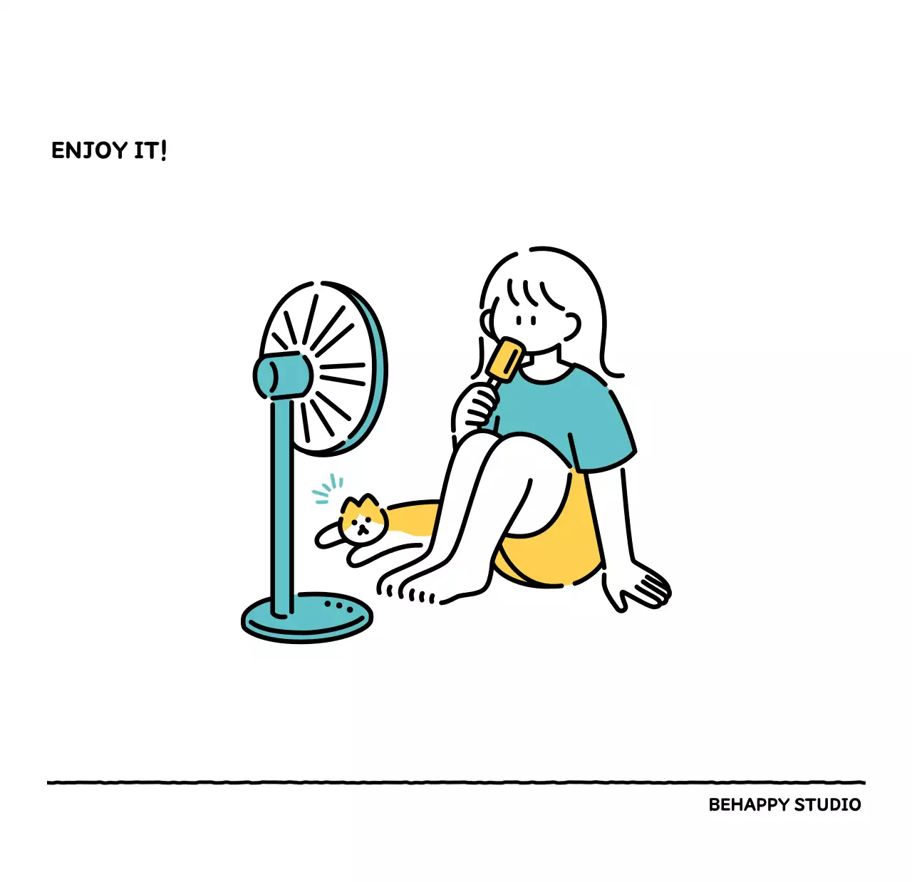 可愛らしい禅風イラストカレンダーカレンダー