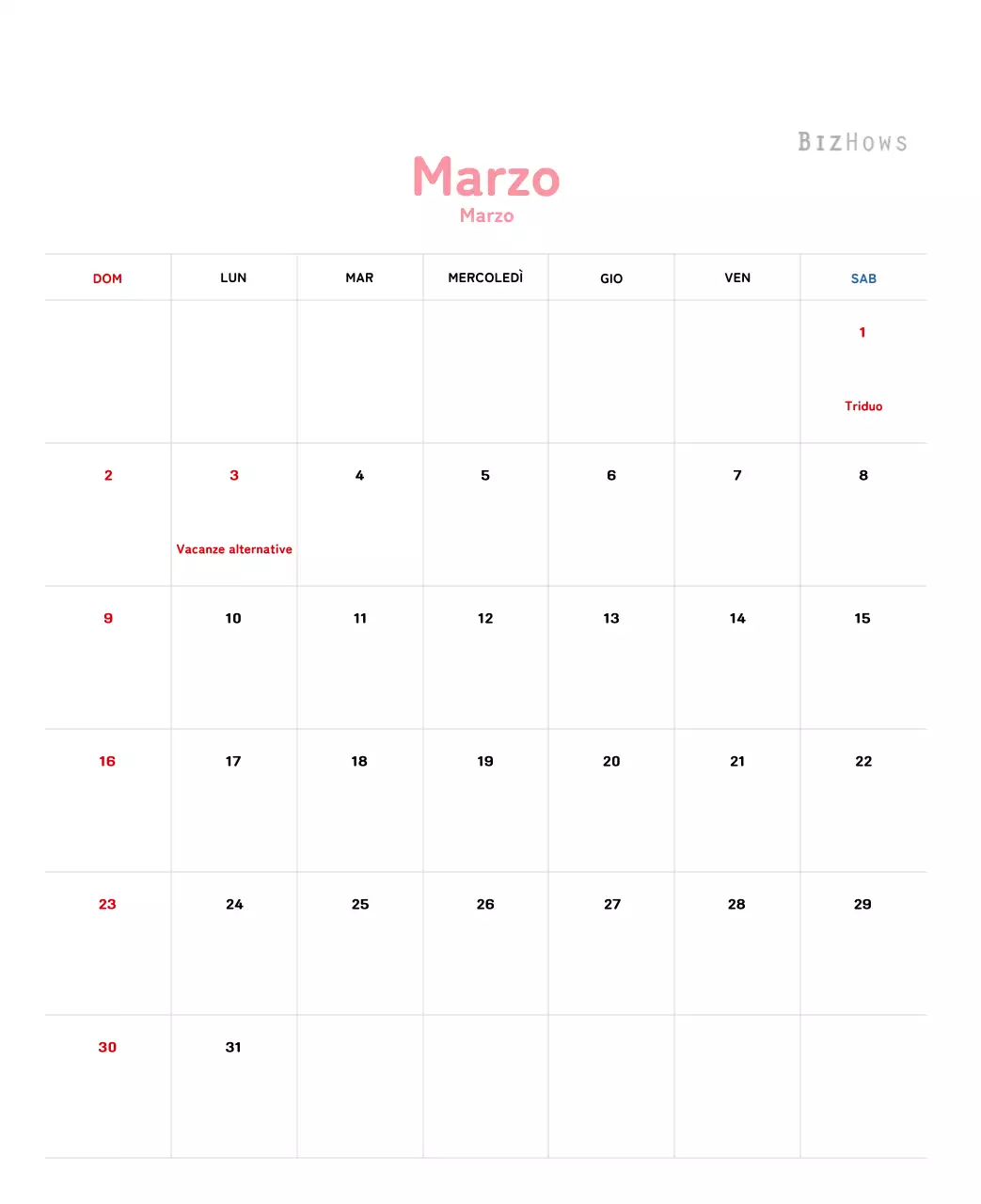 Calendario di Capodanno con una calda illustrazione