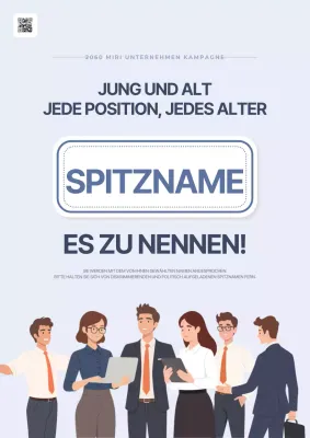 Förderung einer einfachen hellblauen Kampagne