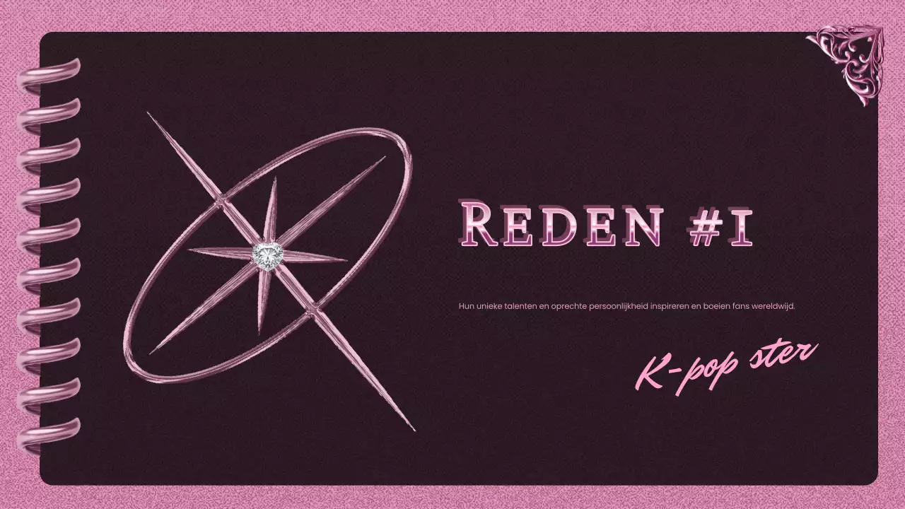 roze trendy K-pop promotie