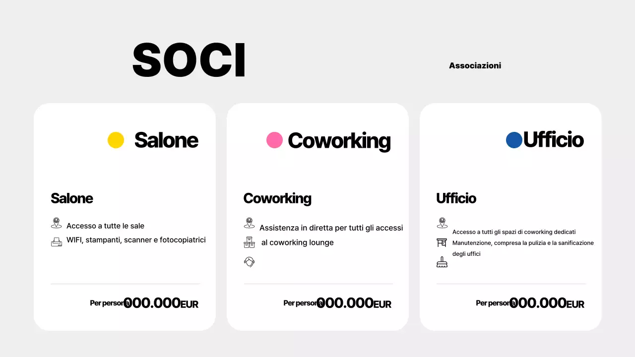 Promuovete la vostra startup moderna di colore azzurro