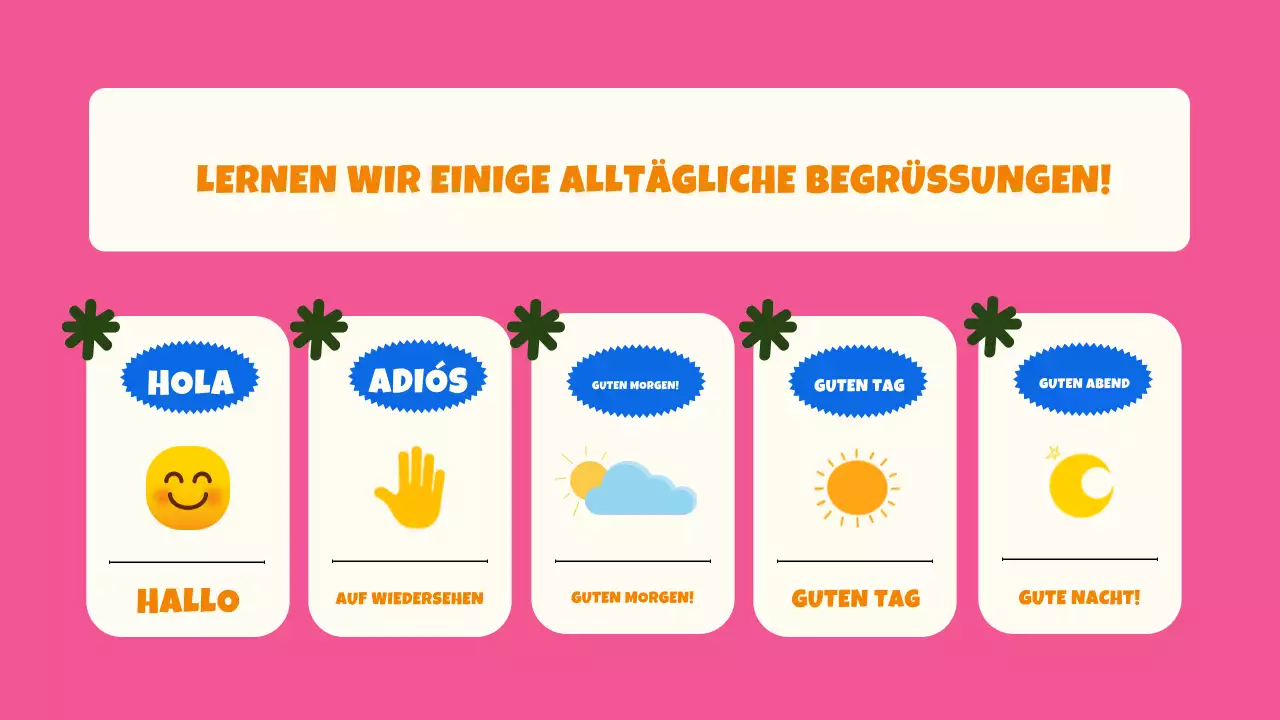 rosa blau bunte Sprache Klassenführung