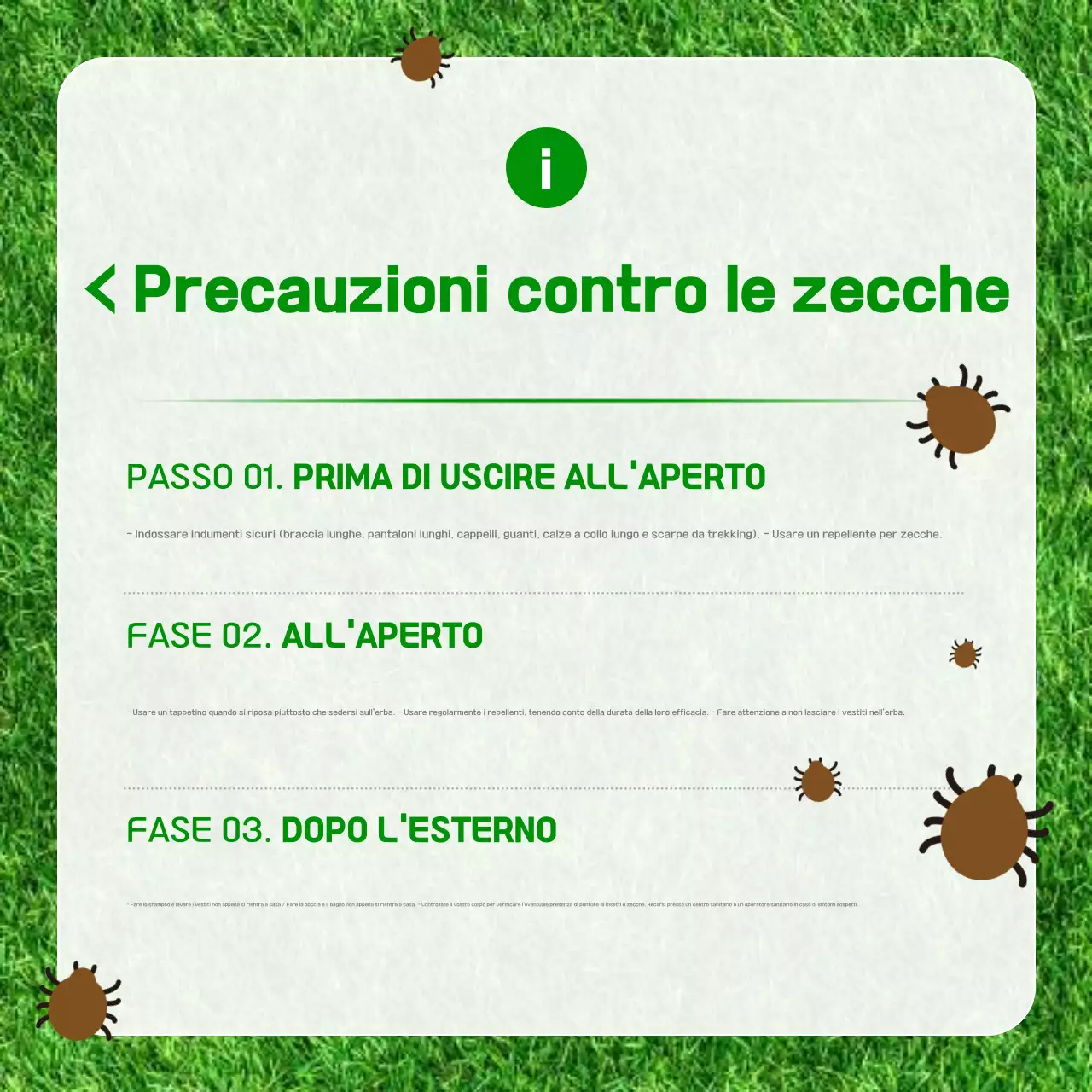 Consigli per la prevenzione del verde