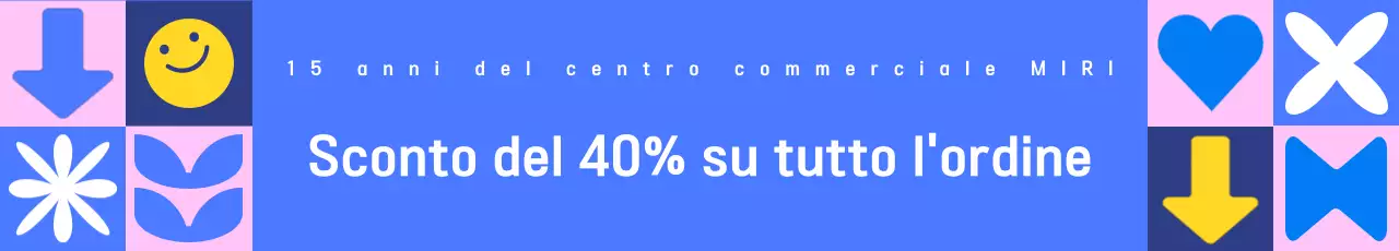 Promuovere una vendita di blue pop