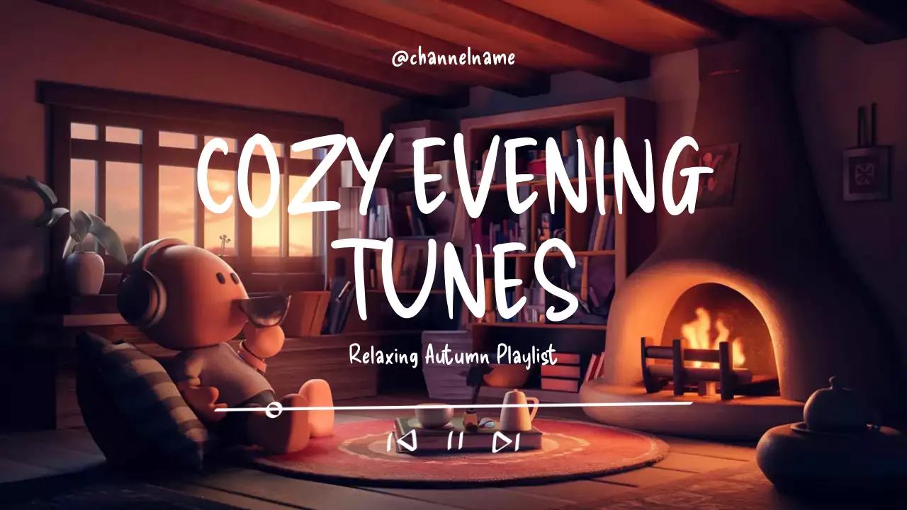 Brown Rustic Music Playlist YouTube Thumbnail