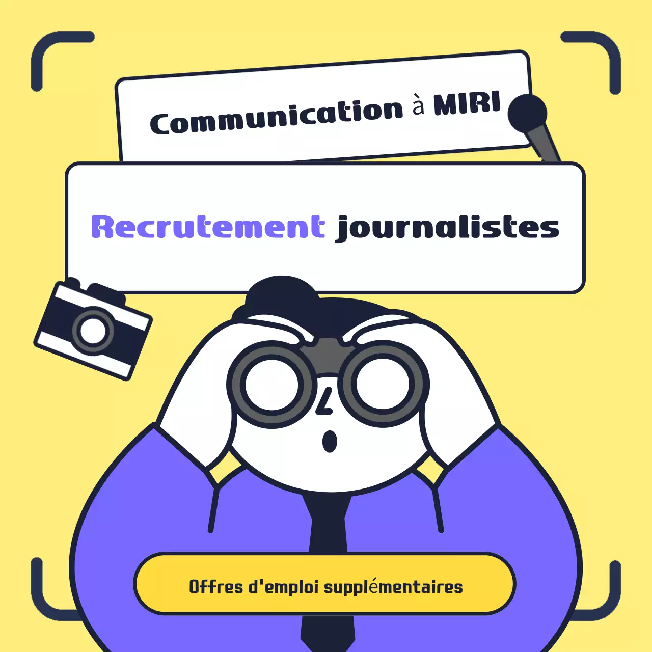 Les journalistes du développement des quartiers jaunes et ordonnés sont recherchés