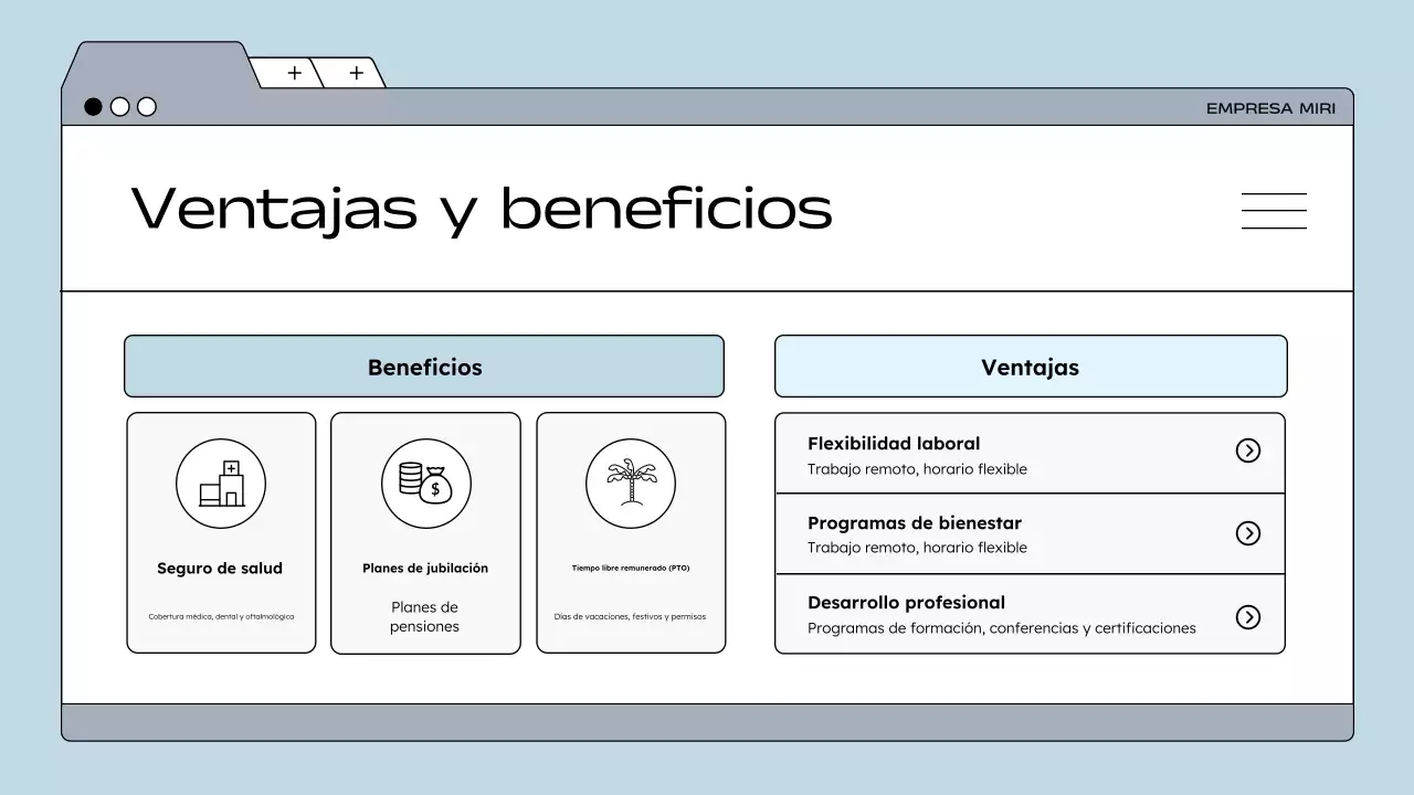 blue modern directriz para empleados