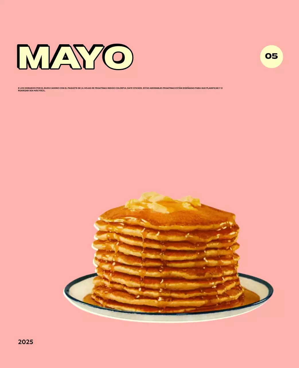 Coloridos calendarios con diversas ilustraciones retro