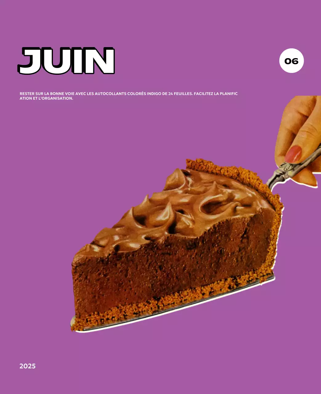 Calendriers colorés avec une variété d'illustrations rétro