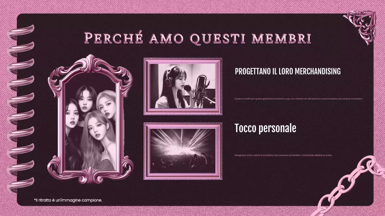 promozione K-pop rosa di tendenza