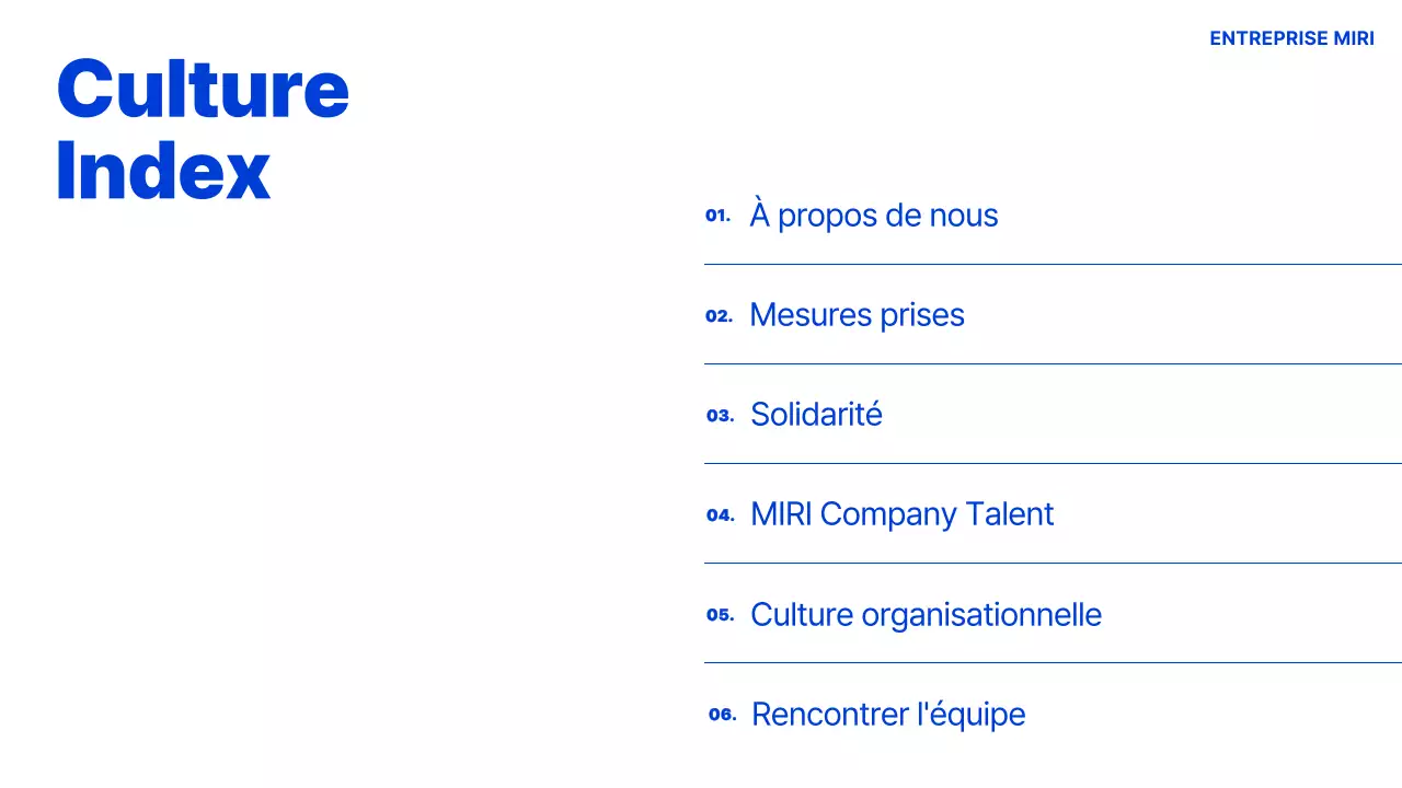 Manuel de culture organisationnelle moderne bleue