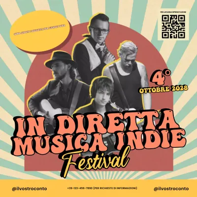 Pubblicità musicale retrò beige