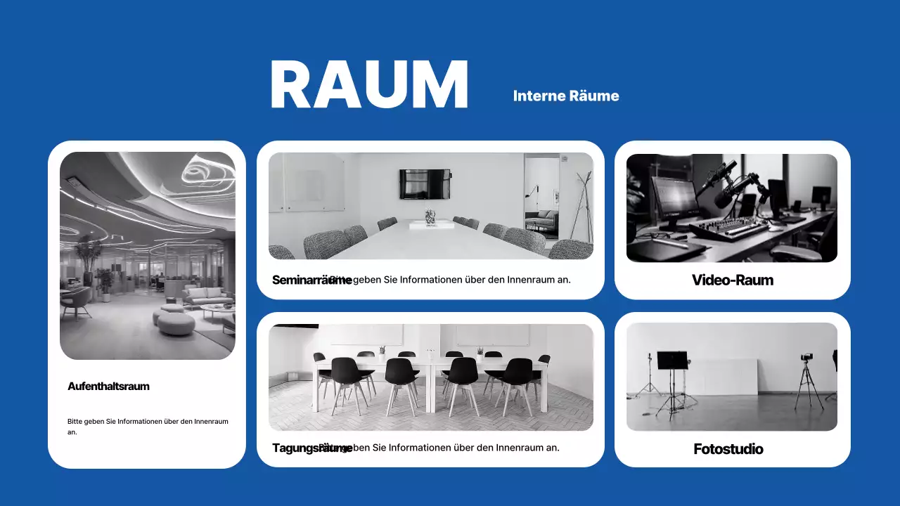 Werben Sie für Ihr hellblaues modernes Startup